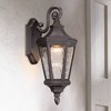 Minka Lavery Vintage Outdoor Wall Light Fixture Oil Rubbed Bronze LED 19" Clear Water Glass for Post Exterior Porch Yard Patio - 2 of 2