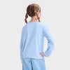 Girls' French Terry Pullover Sweatshirt - Cat & Jack™ - 3 of 4