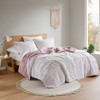 Stylish Fluffy Texture Comforter Set, All Season Home Textile fits Modern Bedroom Decor, Valentine's Day Gifts - 2 of 4