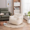 KWPZQEB Bean Bag Chair for Adults & Kids, Teddy Fabric Bean Bag Sofa with Filler, Lazy Floor Sofa for Gaming, Reading - 4 of 4