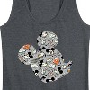 Women's - Disney - Mickey Pattern Silhouette Graphic Racerback Tank - 2 of 4
