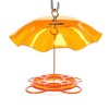 Birds Choice 12oz Oriolfest Translucent Top Weatherguard Oriole Bird Feeder 13" Orange: Polycarbonate, Easy to Hang, Weather-Resistant - 2 of 4