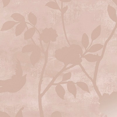 Laura Ashley Eglantine Silhouette Blush Wallpaper Roll