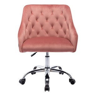 Swivel Shell Chair for Living Room, Modern Leisure Office Chair - 1 of 4