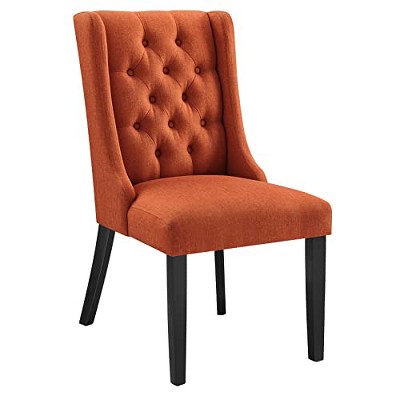 Modway Baronet Button Tufted Fabric Dining Chair