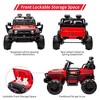 2 Seaters Kids Ride On Truck with Remote Control,20“ Large Seat Ride On Car for Toddlers - 3 of 4