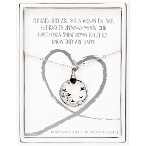 Pavilion Gift Company - Stars in the Sky - 16"-18" Star  Memorial  Necklace - Necklaces - 1 of 4