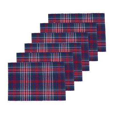 C&F Home Douglas Plaid Placemat S/6