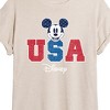 Women's - Disney - Mickey USA Oversized Graphic T-Shirt - 2 of 4