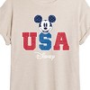 Women's - Disney - Mickey USA Oversized Graphic T-Shirt - image 2 of 4