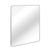 PAGED 30" Bathroom Mirror, Square Vanity Mirror with Metal Mirror Frame and HD Glass, Rustproof Wall Mirror for Bathroom, Living Room - 3 of 4