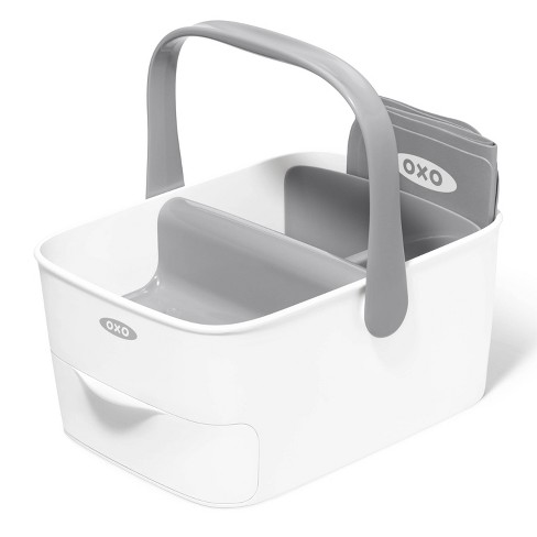 OXO Travel Diaper Caddy with Changing Mat - Gray