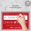Big Dot of Happiness Santa's Naughty List Mug Shots - Christmas Party Photo Booth Props Party Mugshot Signs - 20 Count - 2 of 4