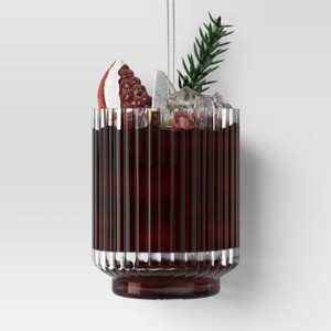 Christmas Glass Mulled Wine Cocktail Ornament - Wondershop™ - 1 of 3