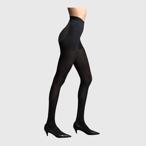 L eggs Women s 60 Denier 360 Contour Opaque Tights Black S