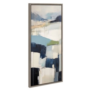 Kate & Laurel All Things Decor 18"x40" Sylvie Skyline I Framed Canvas by Amy Lighthall Gray - 1 of 4