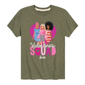 Boys' - Barbie - Valentine's Squad Short Sleeve Graphic T-Shirt - 1 of 4