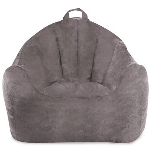 29" Malibu Lounge Faux Fur Bean Bag Chair - Posh Creations - 1 of 4