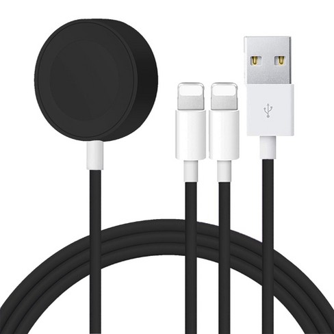 Link Magnetic Charger 3 In 1 Usb Cable For Apple Watch & Iphone