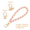 Unique Bargains Leather Removable Wallet Keychain Bag Replacement Wristlet Straps - 2 of 4