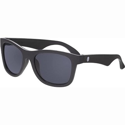 Image of Babiators Original Children’s Navigators UV Sunglasses Bendable Flexible Durable Shatterproof Baby Safe - Jet Black - Ages 0-2