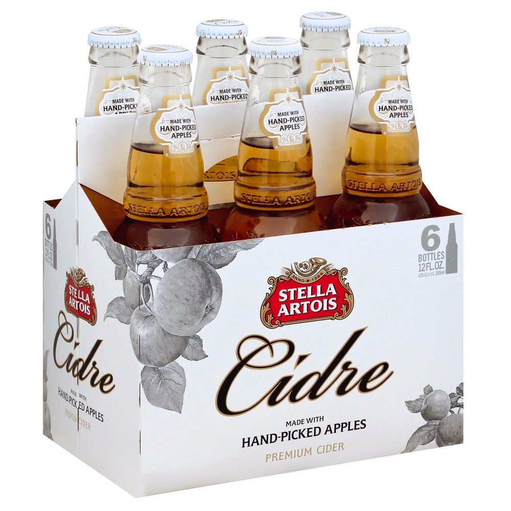 UPC 018200240010 Stella Artois Cidre, European Style Hard Cider, 6