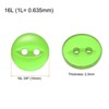 Unique Bargains Round Resin 2-Hole Fish Eye Craft Replacement Sewing Button 10 Pcs - 2 of 4