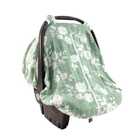 Bebe Au Lait Muslin Car Seat Cover Vintage Floral Target