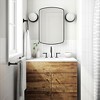 TEHOME Arched Recessed and Surface Mount Metal Framed Bathroom Medicine Cabinet with Mirror - 2 of 4