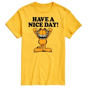 Men's - Garfield - Have A Nice Day Short Sleeve Graphic T-Shirt - 1 of 4