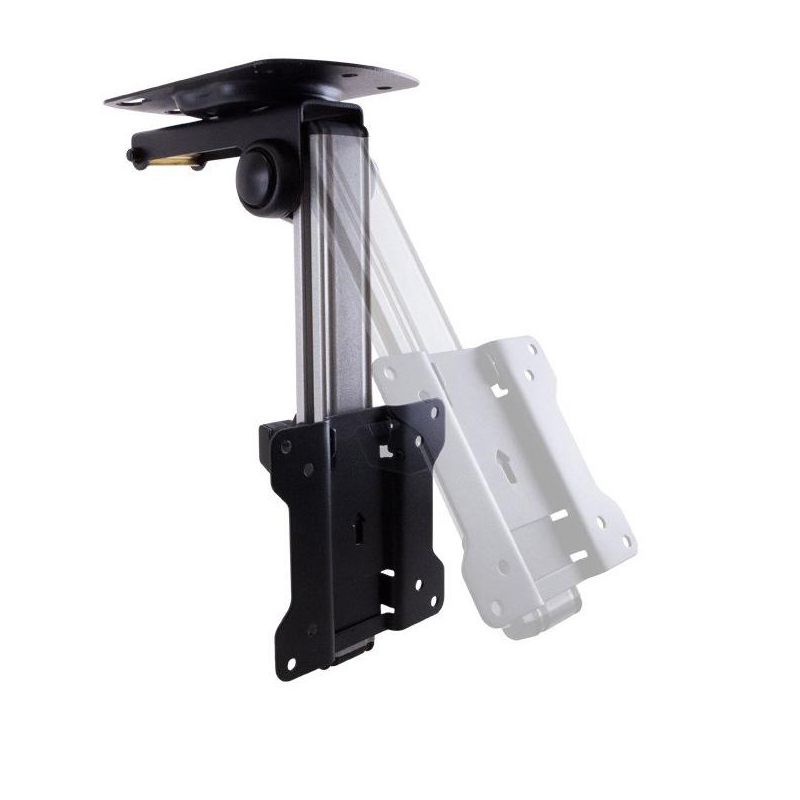 Monoprice Specialty Ceiling Mounted TV Wall Mount Bracket For Under the Cabinet or RV For 13" To 27" TVs up to 4, 5 of 6
