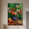 Art Remedy Floral Vase and Fruits Vase Paintings Framed - 2 of 4