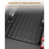 Truck Bed Mat for 2005-2023 Toyota Tacoma Double/Crew Cab 5 Feet(60.5 inches) Bed, All Weather TPE Heavy Duty Pickup Bed Liner Cargo Mat - 2 of 4