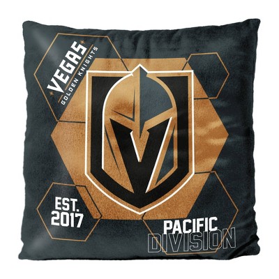 NHL Vegas Golden Knights Firm Density Connector Velvet Reverse Pillow