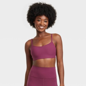 Women's Everyday Soft Light Support Strappy Sports Bra - All In Motion™ - 1 of 4