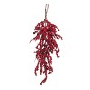 Transpac Foam 28 in. Red Christmas Merry Berry Teardrop - 2 of 4