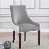 NicBex Dining Chair with Soft Cushion & Wood Legs Upholstered Polyester Fabric Dining Room Furniture Side Chair - 2 of 4