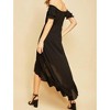Women's Off the Shoulder High Low Dress - entro - 4 of 4