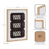 Kate & Laurel All Things Decor 12"x16" Gallery Preppy Retro Positive Quote Good Times Print by The Creative Bunch Studio Natural - 3 of 4