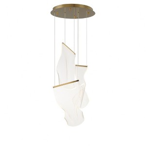 ET2 Lighting Rinkle 3 - Light Pendant in  French Gold - 1 of 3