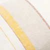 Livabliss Linen Stripe Embellished Cottage Throw Pillow - 4 of 4