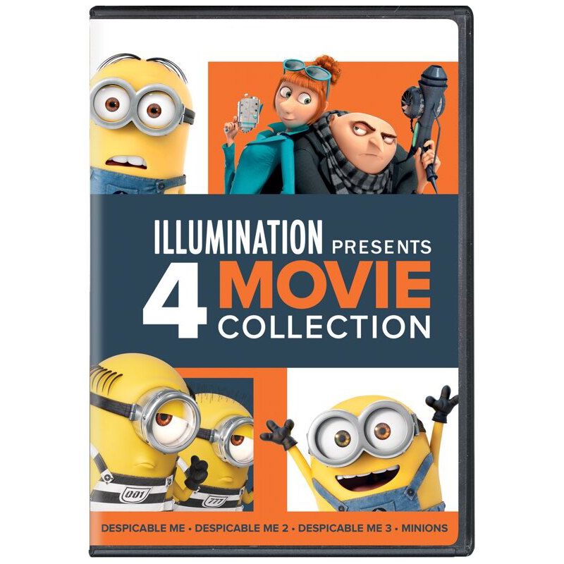4-Movie Collection: Despicable Me / Despicable Me 2 / Despicable Me 3 / Minions (DVD)(2022), 1 of 2