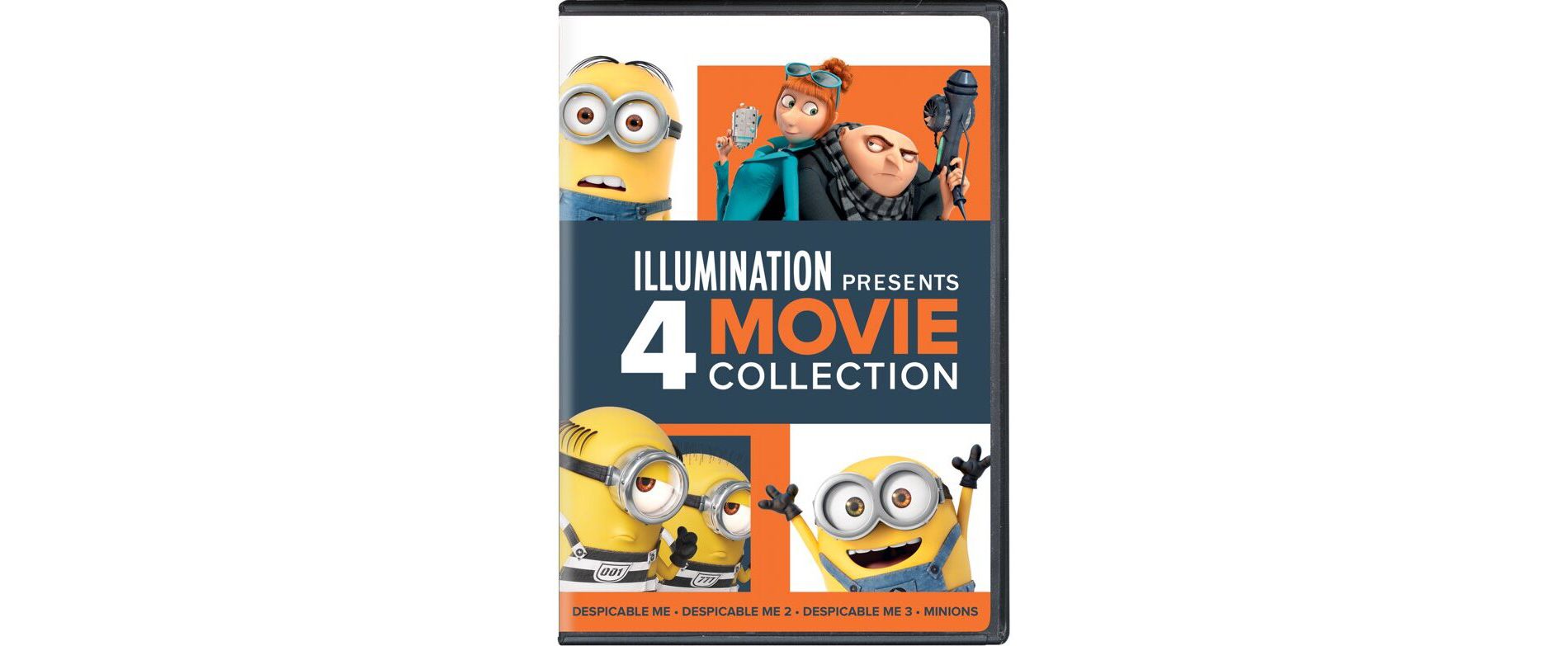 4-Movie Collection: Despicable Me / Despicable Me 2 / Despicable Me 3 / Minions (DVD)(2022)
