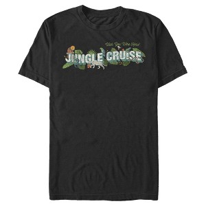 Men's Jungle Cruise Wish You Were Here Postcard Logo T-Shirt - 1 of 4