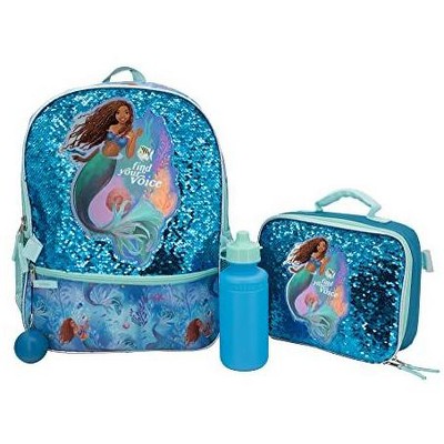 Disney The Little Mermaid Movie 4 Piece Backpack Set Target