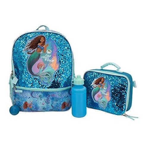 Disney The Little Mermaid Movie 4 Piece Backpack Set : Target