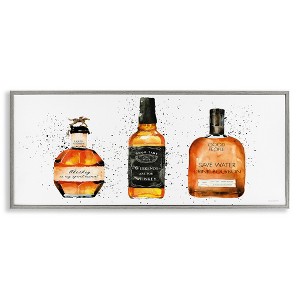 Stupell Industries Funny Phrases Whiskey Bottles, 30" x 13" - 1 of 4