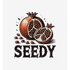Seedy Pomegranate Adult Crew Neck Short Sleeve Tee - 2 of 2