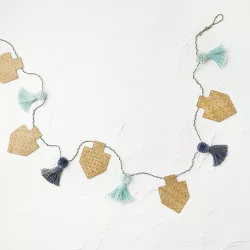 Natural Woven Dreidel Garland - Opalhouse™ designed with Jungalow™