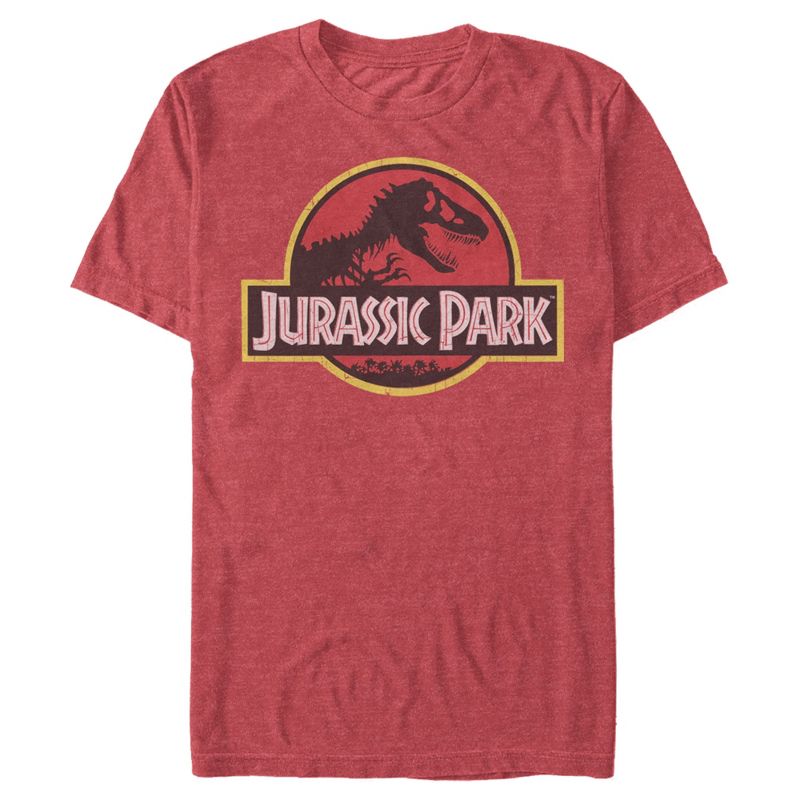 Men's Jurassic Park T Rex Logo T-Shirt, 1 of 8